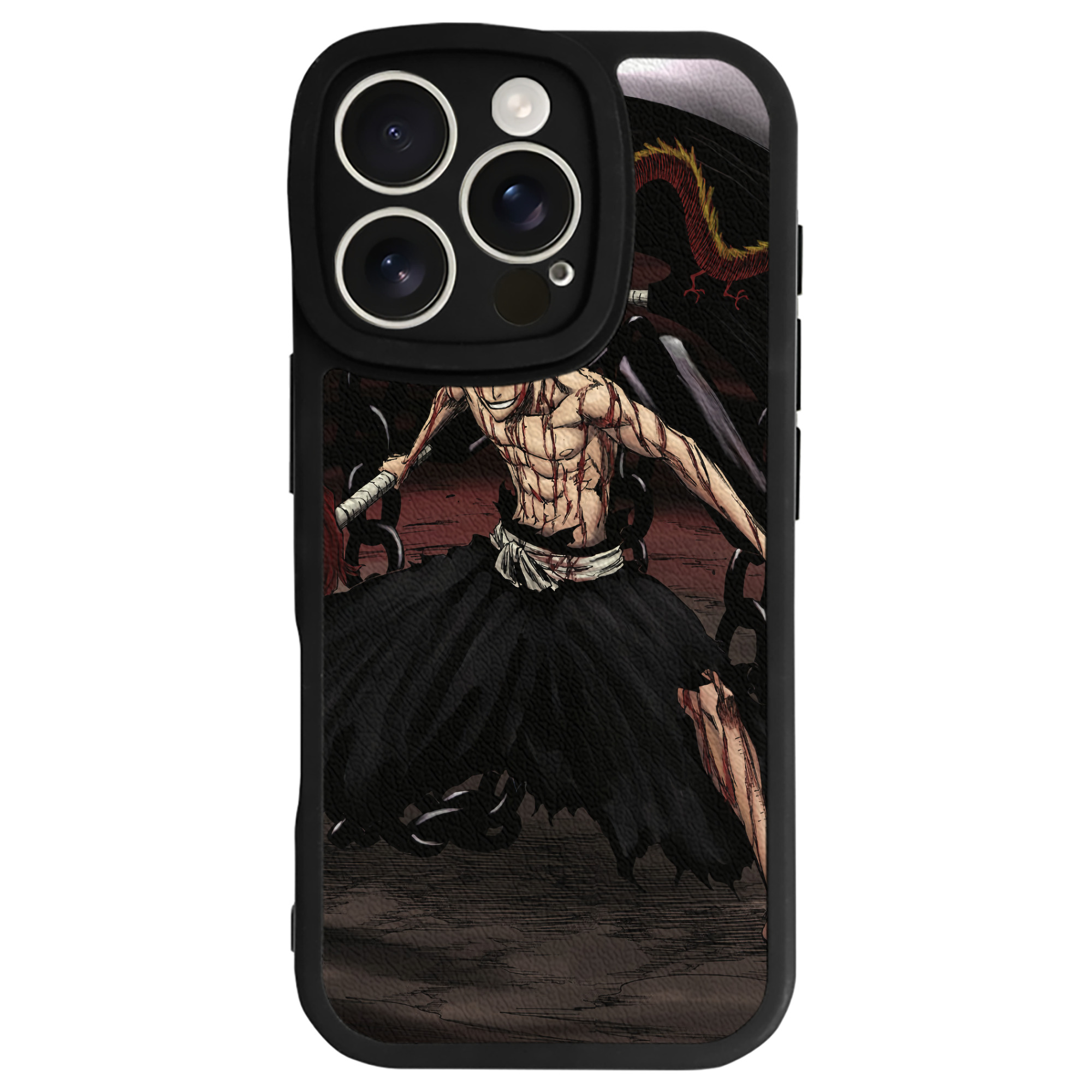 （画像用） ブリーチ BLEACH 【iPhone 16シリーズ対応】シリコンスマホケース（レザー調） 材質：シリコン